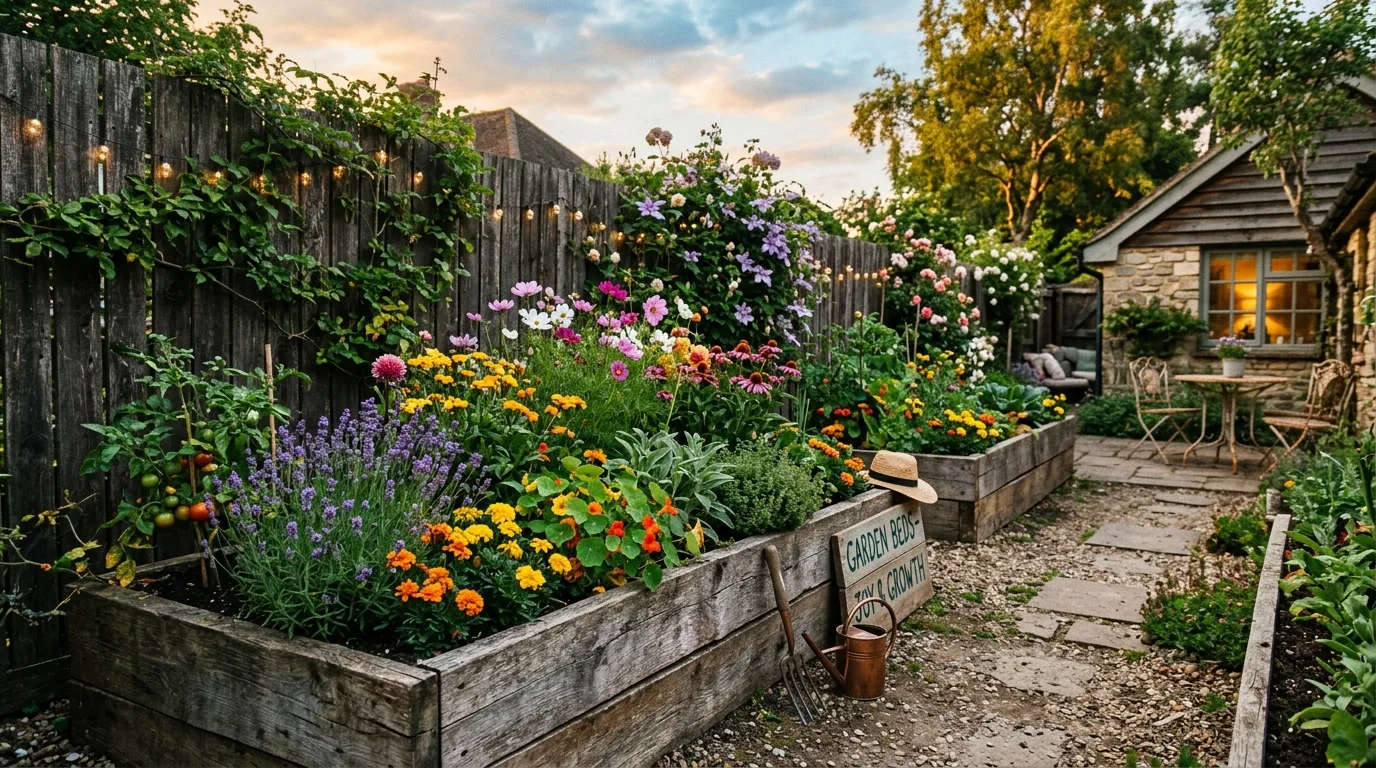Raised Bed With a Gravel Path Edge